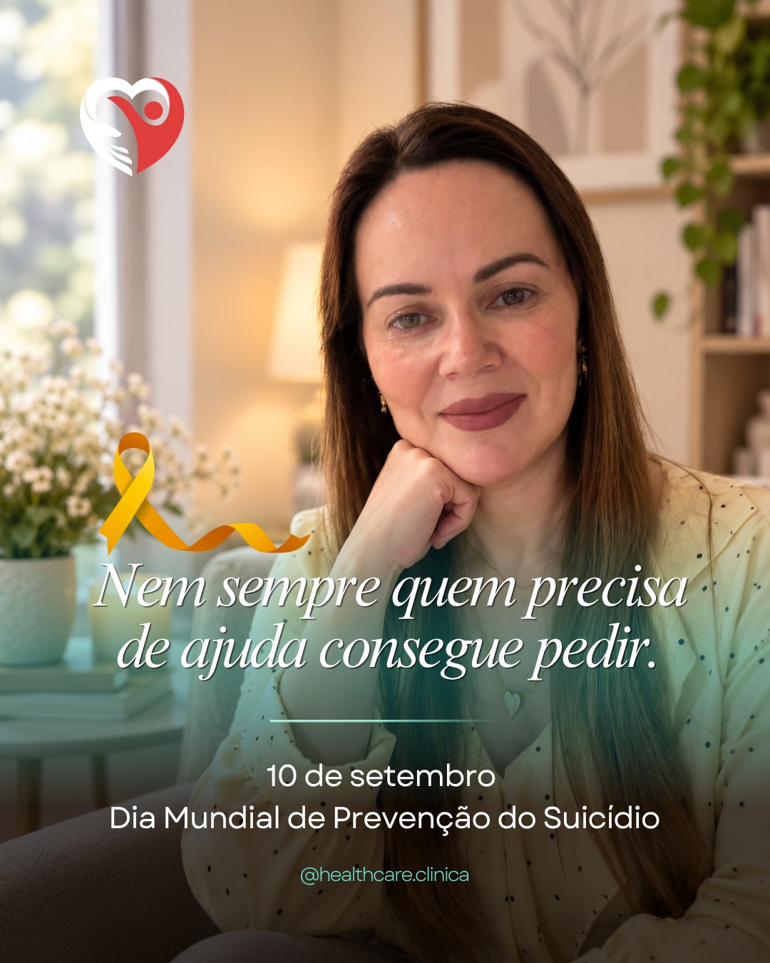 Post sobre o Dia Mundial de Prevenção do Suicídio